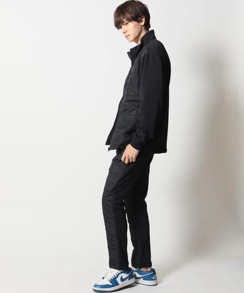 ARCADE（アーケード）の「エコダウン スキニーパンツ/表側エコダウン×裏側スウェット裏地シャギーボアフリース素材（スウェットパンツ・メンズ・ブラック/グレイッシュベージュ/ネイビー・M/L/LL）」の18枚目の写真