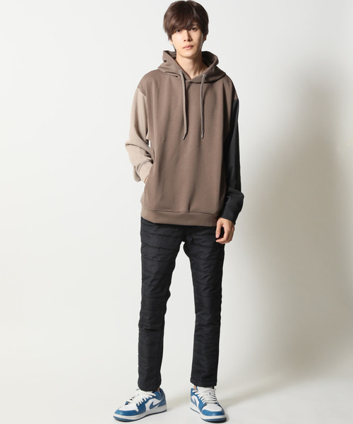 ARCADE（アーケード）の「エコダウン スキニーパンツ/表側エコダウン×裏側スウェット裏地シャギーボアフリース素材（スウェットパンツ・メンズ・ブラック/グレイッシュベージュ/ネイビー・M/L/LL）」の22枚目の写真