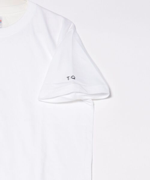 TAKA-Q(タカキュー)の「【綿100% ユナイテッドアスレ】タカキュー TQロゴ クルー 半袖 Tシャツ(Tシャツ/カットソー・メンズ・ホワイト・MEDIUM/LARGE)」の3枚目の写真