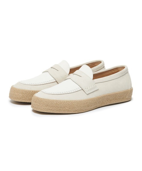 CONVERSE（コンバース）の「CONVERSE CS LOAFER II SK（コンバース CS ローファー II SK）（スニーカー・メンズ・ホワイト系/パープル系・28cm/27.5cm/27cm/26cm/29cm/26.5cm）」の2枚目の写真