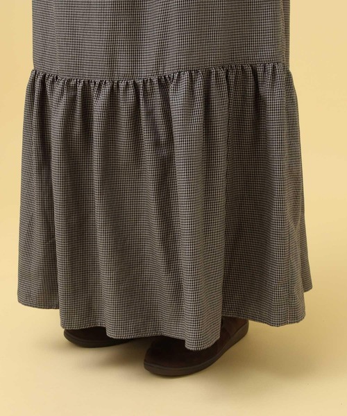 LEPSIM（レプシィム）の「【産前・産後対応】マタニティ／ギャザーキャミワンピース　579693（マタニティウェア/グッズ・レディース・ブラウン系その他/ブルー系その他/ブラック・FREE）」の20枚目の写真