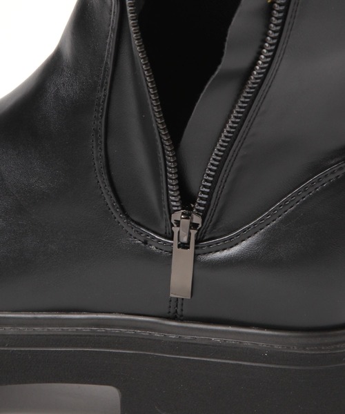 LAKOLE（ラコレ）の「タンクソールストレッチブーツ / 581080（ブーツ・レディース・ブラック/ブラウン・LARGE/MEDIUM）」の9枚目の写真