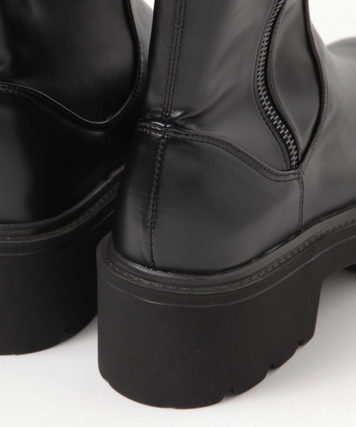 LAKOLE（ラコレ）の「タンクソールストレッチブーツ / 581080（ブーツ・レディース・ブラック/ブラウン・LARGE/MEDIUM）」の5枚目の写真