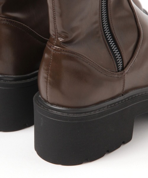 LAKOLE（ラコレ）の「タンクソールストレッチブーツ / 581080（ブーツ・レディース・ブラック/ブラウン・LARGE/MEDIUM）」の12枚目の写真