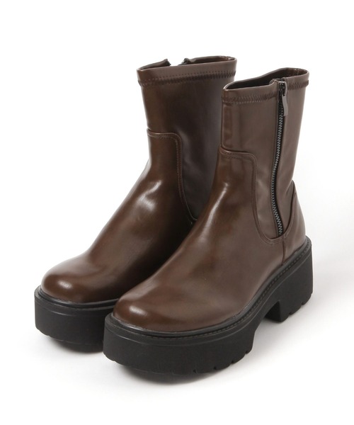 LAKOLE（ラコレ）の「タンクソールストレッチブーツ / 581080（ブーツ・レディース・ブラック/ブラウン・LARGE/MEDIUM）」の20枚目の写真