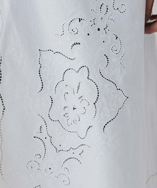 CREDONA（クレドナ）の「VENEZIA LACE SKIRT/ヴェネツィアレーススカート（スカート・レディース・ネイビー/ホワイト・FREE）」の11枚目の写真