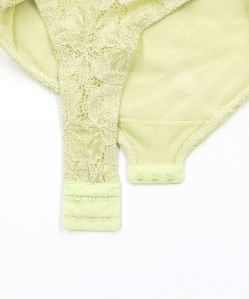 ANNEBRA（アンブラ）の「Harmony in Bloom チョーカー付きオフショルレースボディスーツ/テディ（その他アンダーウェア/インナー・レディース・ダークパープル/マスタード・M/L）」の14枚目の写真