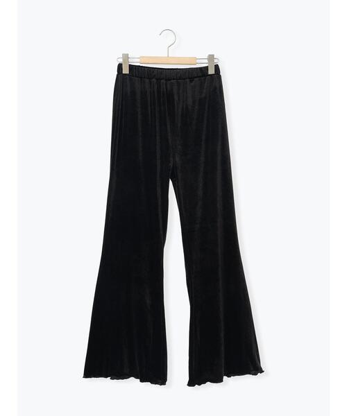ehka sopo（エヘカソポ）の「ベロアフレアパンツ（その他パンツ・レディース・ブラック/ブラウン/ベージュ・F）」の12枚目の写真