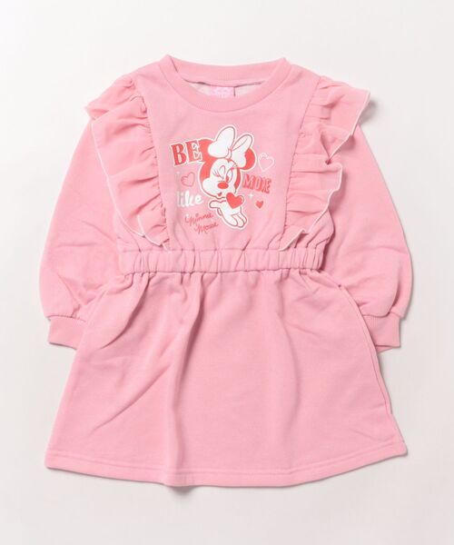 Disney（ディズニー）の「ディズニー ミニーフリルラメワンピース 0868K（ワンピース・キッズ・イエロー/ピンク・120cm/130cm/80ｃｍ/90cm/110cm/100cm）」の12枚目の写真