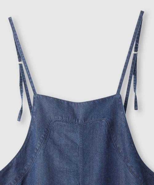 Mac-House(マックハウス)の「milli de l'air Denim-Tone Cami All-in-one/デニムオールインワン(つなぎ/オールインワン・レディース・ブルー/ダークグレー・M)」の19枚目の写真