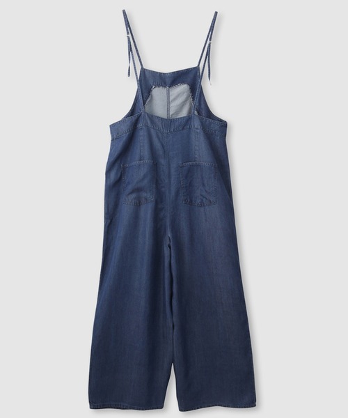 Mac-House(マックハウス)の「milli de l'air Denim-Tone Cami All-in-one/デニムオールインワン(つなぎ/オールインワン・レディース・ブルー/ダークグレー・M)」の20枚目の写真
