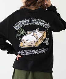 猫渕さんNECOBUCHI-SAN裏起毛スウェットクルー