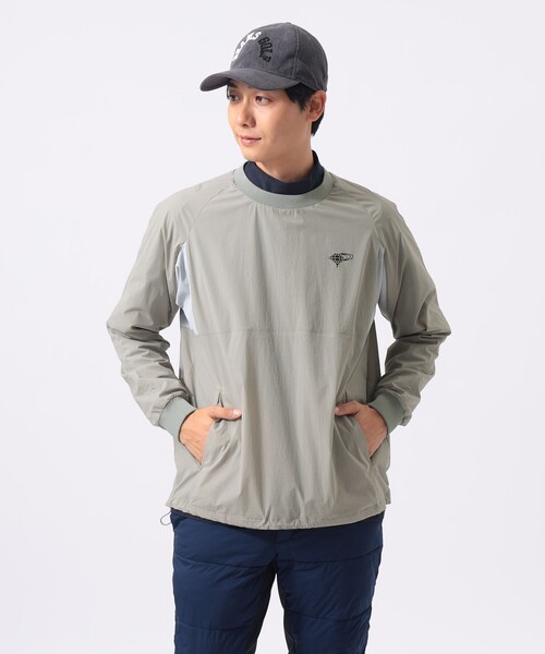 BEAMS GOLF(ビームスゴルフ)の「ORANGE LABEL / メッシュ裏地付き ストレッチ ピステ(撥水)(ブルゾン・メンズ・ライトグレー/ベージュ/ブラック・X-LARGE/MEDIUM/SMALL/LARGE)」の13枚目の写真