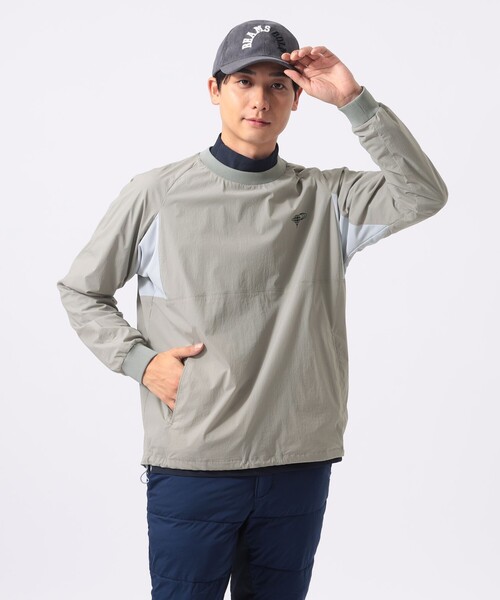 BEAMS GOLF(ビームスゴルフ)の「ORANGE LABEL / メッシュ裏地付き ストレッチ ピステ(撥水)(ブルゾン・メンズ・ライトグレー/ベージュ/ブラック・X-LARGE/MEDIUM/SMALL/LARGE)」の14枚目の写真