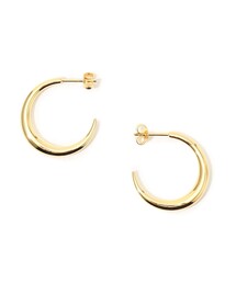Otiumberg. Graduated hoops ゴールド ピアス