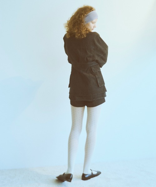 EN NEUME(エンノイム)の「Form Denim Jacket(デニムジャケット・レディース・ブルー/ブラック・1/0)」の17枚目の写真
