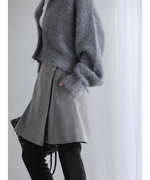 La TOTALITE(ラトータリテ)の「【洗える】ミニスカート(スカート・レディース・ブラック/グレー・36/38)」の1枚目の写真