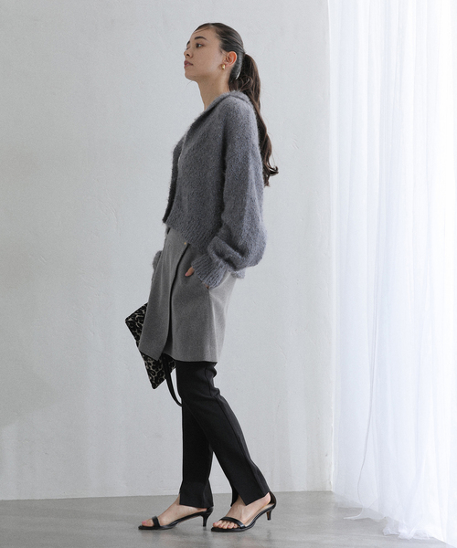 La TOTALITE(ラトータリテ)の「【洗える】ミニスカート(スカート・レディース・ブラック/グレー・36/38)」の14枚目の写真