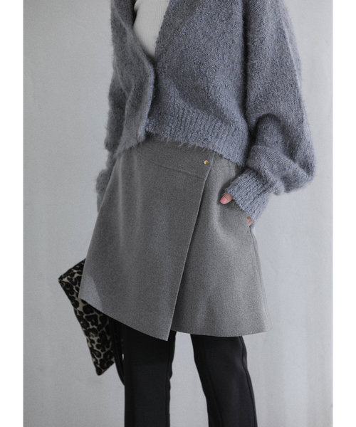 La TOTALITE(ラトータリテ)の「【洗える】ミニスカート(スカート・レディース・ブラック/グレー・36/38)」の19枚目の写真