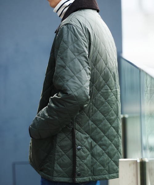 Barbour（バブアー）の「Barbour / LIDDESDALE キルティング ジャケット（ブルゾン・メンズ・ブラック/グリーン系その他5・36/38/40/42）」の13枚目の写真