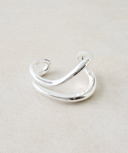 SHENERY（シーナリー）の「NothingAndOthersダブルラインバングル（ブレスレット・レディース・シルバー・FREE）」の4枚目の写真