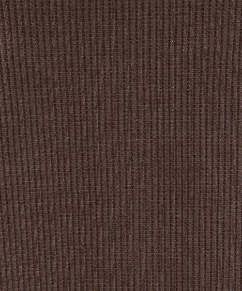 SOFFITTO(ソフィット)の「ヘンリーネックプルオーバー(Tシャツ/カットソー・レディース・オフホワイト/ブラウン/ブラック・FREE)」の8枚目の写真