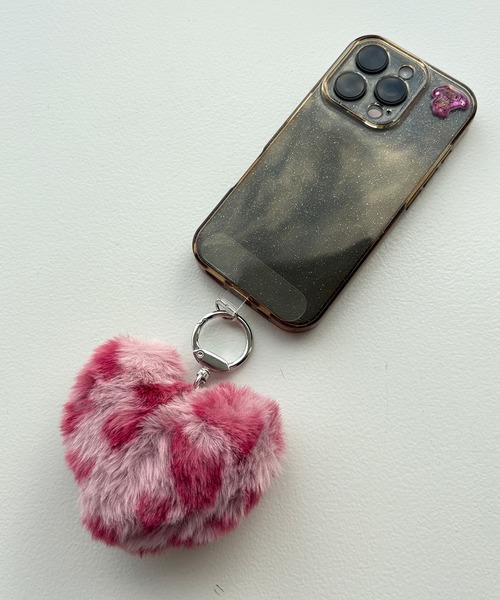 kutir（クティール）の「kutirlune／アニマル柄キーホルダー（キーホルダー・レディース・ベージュ/ピンク・FREE）」の4枚目の写真