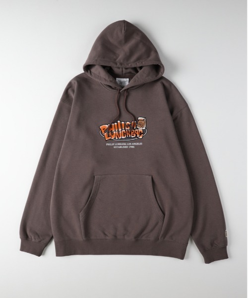 セール】【Philip Lumbang】プリント スウェットパーカー (手書き