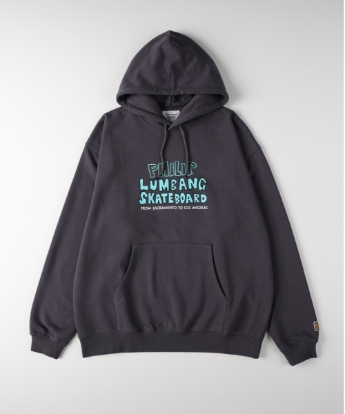 セール】【Philip Lumbang】プリント スウェットパーカー (手書き