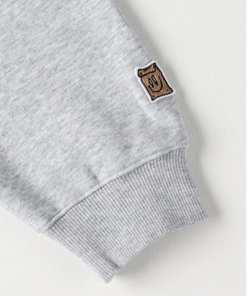 Right-on（ライトオン）の「【Philip Lumbang】プリント スウェットパーカー (手書きアート/フロントバックプリント/ビッグシルエット/ストリート/ユニークデザイン/CVC裏毛/リラックスフィット)（パーカー・メンズ・ダークグレー/ブラウン/ライトグレー・M/L/XL）」の17枚目の写真