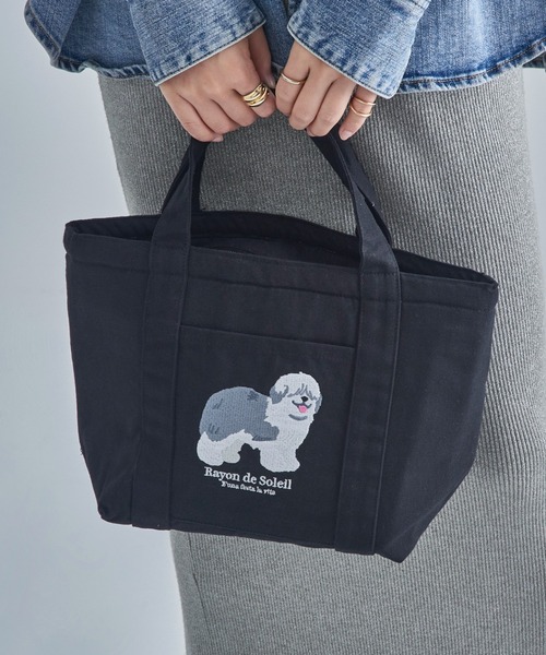 セール】【SETUP7】アニマル刺繍トートバッグ ランチトート ギフト 犬