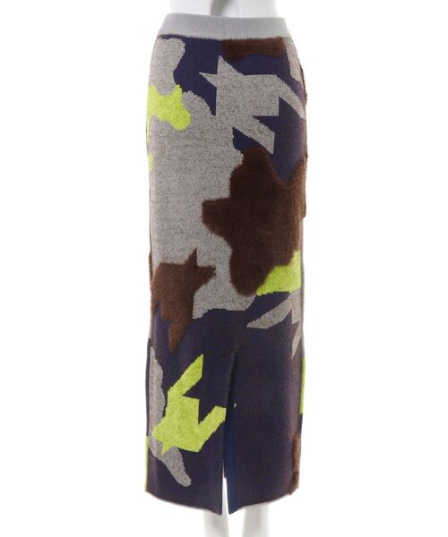 MIX CAMOUFLA JACQUARD KTSK / ミックスカモフラジャガードニット
