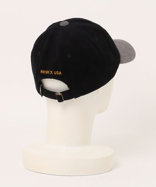 AVIREX(アヴィレックス)の「AVIREX / AX EX AUTHENTIC EAGLEMOTIF WAPPEN CO / 81263600(キャップ・レディース・ブラック/エンジ・FREE)」の5枚目の写真