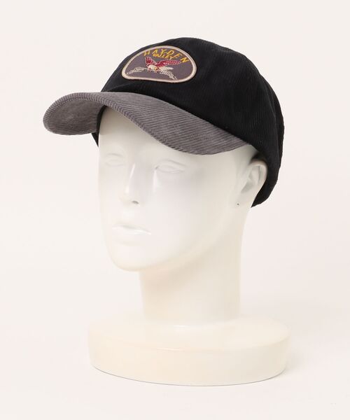 AVIREX(アヴィレックス)の「AVIREX / AX EX AUTHENTIC EAGLEMOTIF WAPPEN CO / 81263600(キャップ・レディース・ブラック/エンジ・FREE)」の3枚目の写真