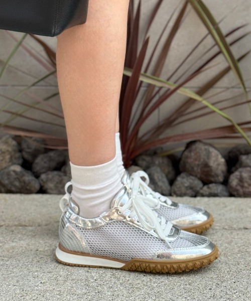 Marient（マリエント）の「Mesh Sneakers/メッシュスニーカー（スニーカー・レディース・シルバー・23.5cm/23.0cm/24.5cm/24.0cm）」の8枚目の写真
