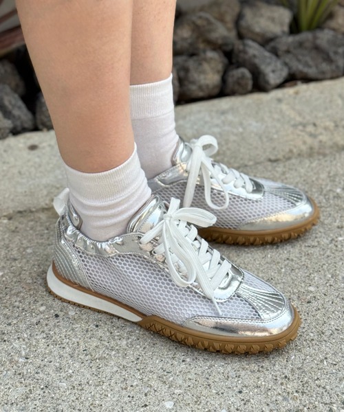 Marient（マリエント）の「Mesh Sneakers/メッシュスニーカー（スニーカー・レディース・シルバー・23.5cm/23.0cm/24.5cm/24.0cm）」の9枚目の写真