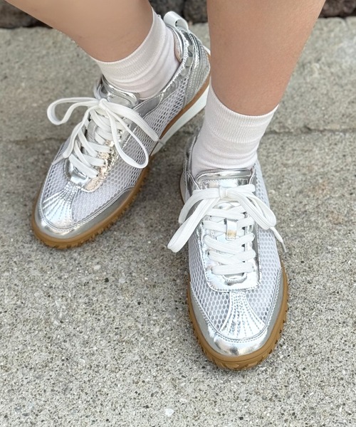 Marient（マリエント）の「Mesh Sneakers/メッシュスニーカー（スニーカー・レディース・シルバー・23.5cm/23.0cm/24.5cm/24.0cm）」の10枚目の写真