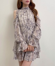 INGNI（イング）の「2Wayリボン肩あき花柄ワンピース（ワンピース）」