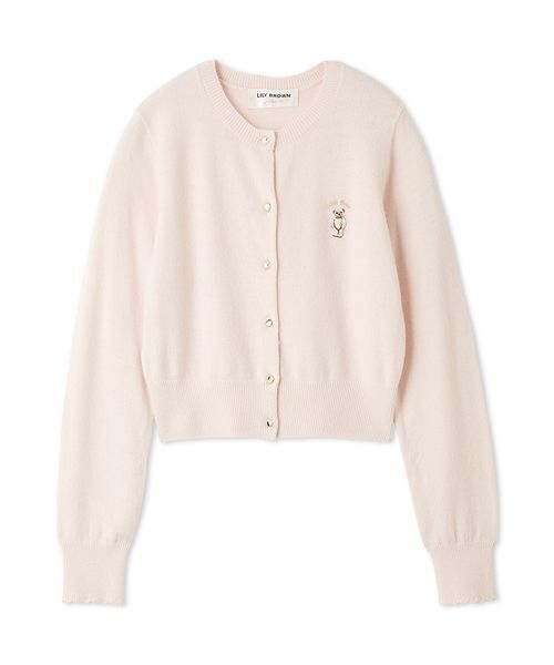 LILY BROWN Lily Bearコンパクトカーディガン セール】Lily Bearコンパクトカーディガン（カーディガン/ボレロ