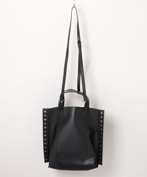 Cheek（チーク）の「rivet 2way tote（トートバッグ・レディース・イエロー/パープル/キャメル/ブラック・FREE）」の5枚目の写真