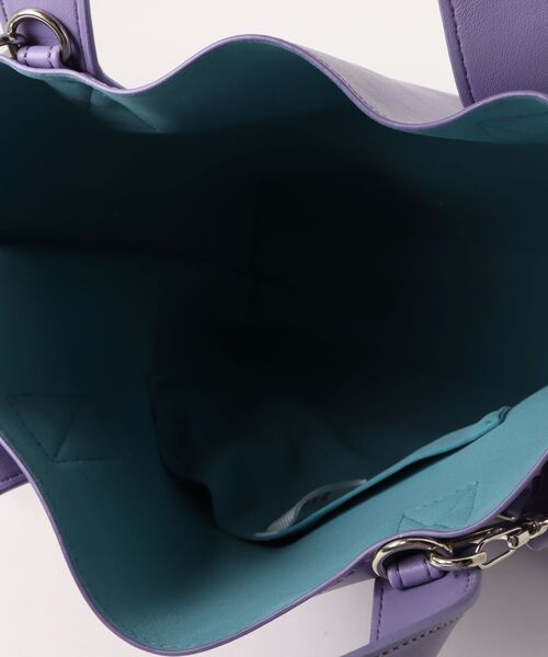 Cheek（チーク）の「rivet 2way tote（トートバッグ・レディース・イエロー/パープル/キャメル/ブラック・FREE）」の10枚目の写真