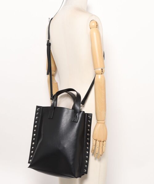 Cheek（チーク）の「rivet 2way tote（トートバッグ・レディース・イエロー/パープル/キャメル/ブラック・FREE）」の11枚目の写真