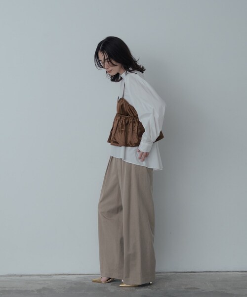 GALLEST（ギャレスト）の「【一部店舗限定】サテンビスチェキャミソール（シャツ/ブラウス・レディース・ブラック/ブラウン系その他・38）」の6枚目の写真