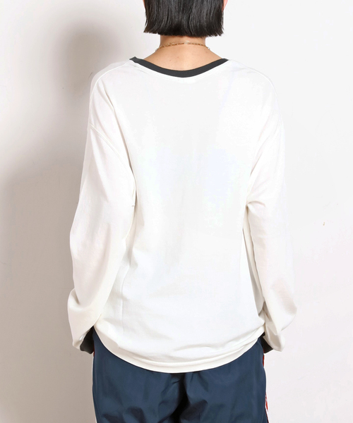 AP STUDIO（エーピーストゥディオ）の「【StandAlone/スタンド アローン】STA PRINTED RINGER  T-SH（Tシャツ/カットソー・レディース・ホワイト・FREE）」の7枚目の写真