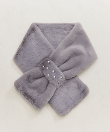 NARACAMICIE | 【NARACAMICIE】エコファー パールループティペット(バンダナ/スカーフ)