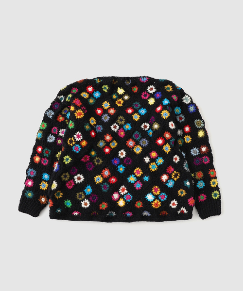 MacMahon Knitting MillsV-Neck Zip Cardigan-Diamond