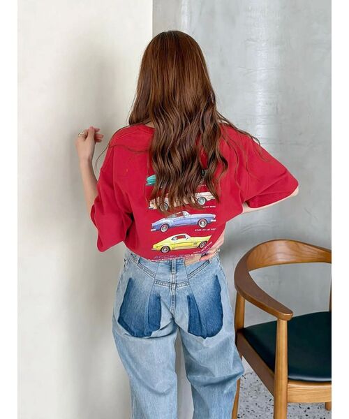 Ungrid(アングリッド)の「リメイクデザインルーズデニム(デニムパンツ・レディース・ブルー・25inch/26inch/23inch/24inch)」の20枚目の写真