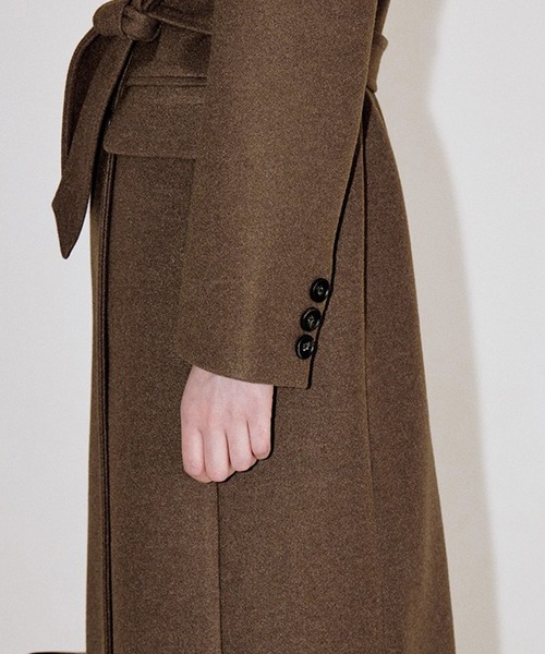 茶色ミンクのマントは、いともかわゆし。 送料無料】HUMBIE HOOD LONG SL MB LEO