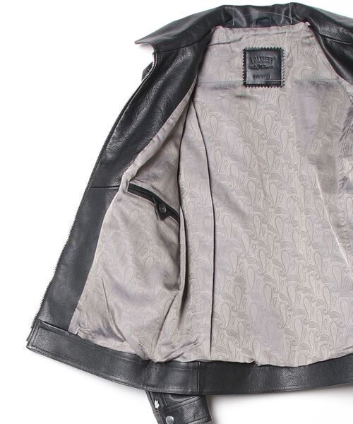 ACANTHUS(アカンサス)の「ACANTHUS:EMMETI x ACANTHUS "GIACOMO"(ライダースジャケット・メンズ・ブラック・M)」の20枚目の写真