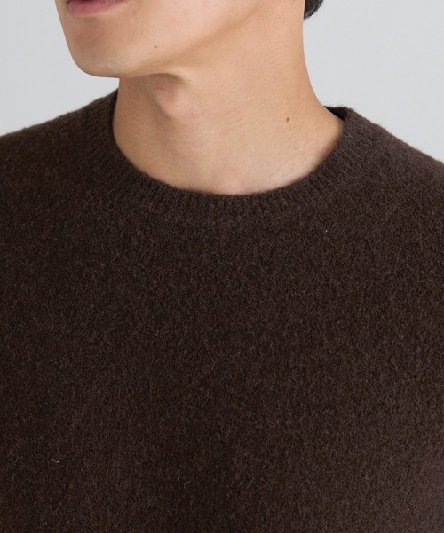 coca(coca)(コカ)の「リアルフォックスブレンドニットトップス(ニット/セーター・メンズ・ブラウン/レッド/ブラック/アイボリー・L/M/XL)」の12枚目の写真